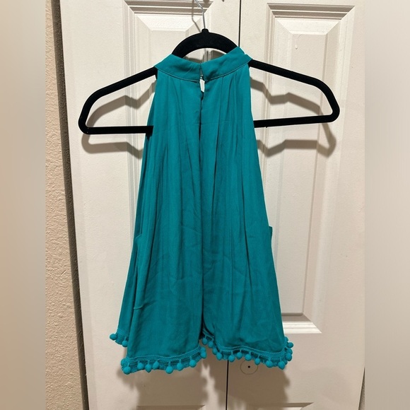 NWT Lovers+ Friends Pom Pom Halter Neck Top Beachy Resort Holiday , size S - Picture 7 of 12